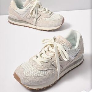 New Balance 574 Women's Seasalt White Sneakers